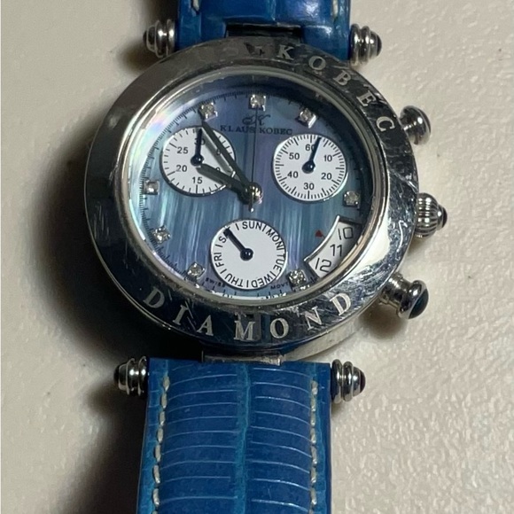 Klaus Kobec Ladies Chronograph watch  blue - Picture 8 of 11